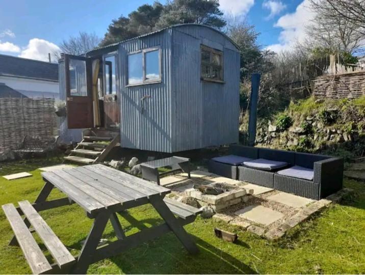 Treguth Glamping Unique Experience - Themed Huts Saint Day Exterior foto